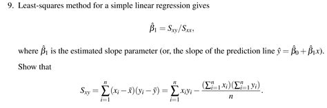 Sxx in linear regression